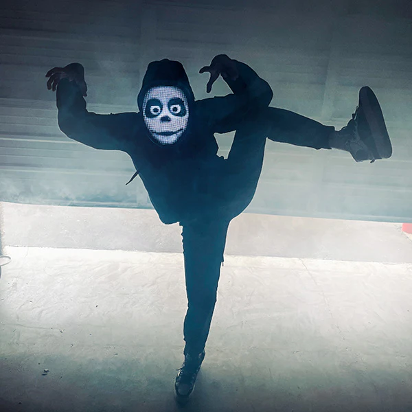 Face Transforming LED Mask - App Controlled - Glowy Zoey